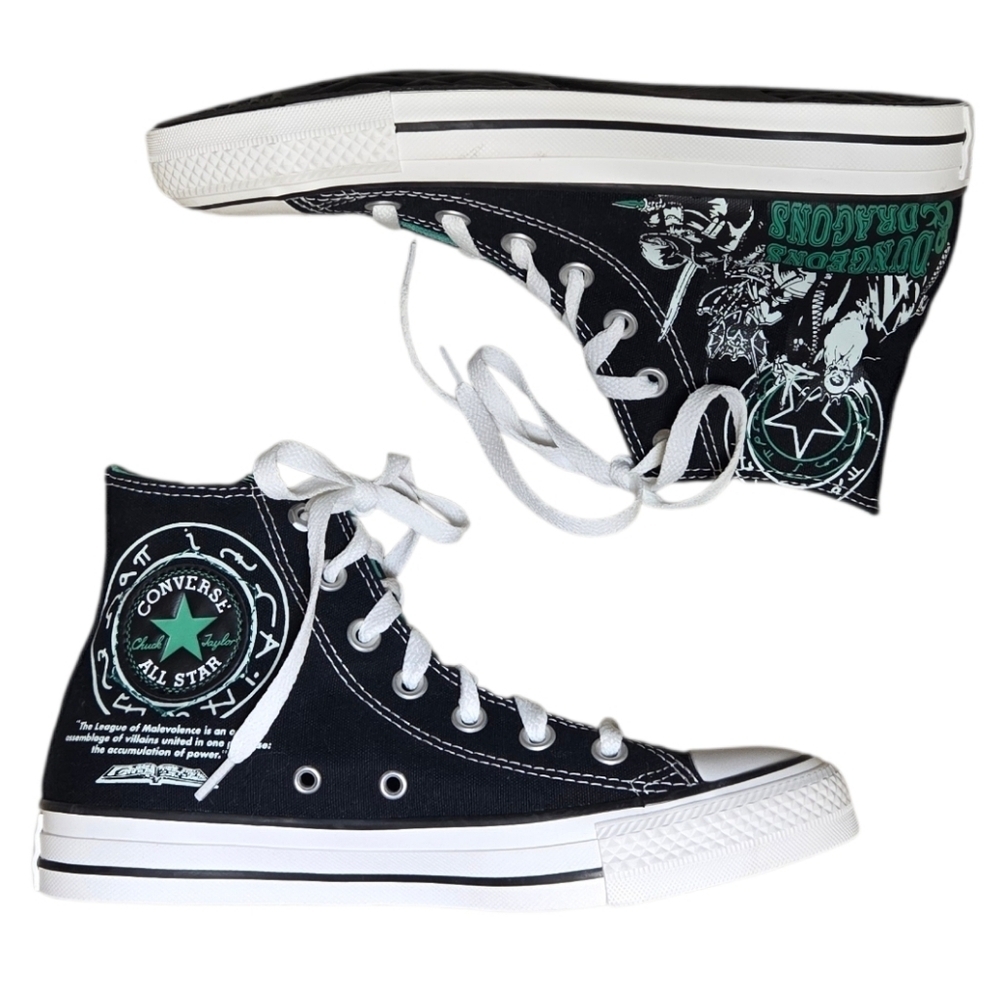 NWOB Converse‎ X Dungeons And Dragons Chuck Taylor All Star High Tops Women's 7